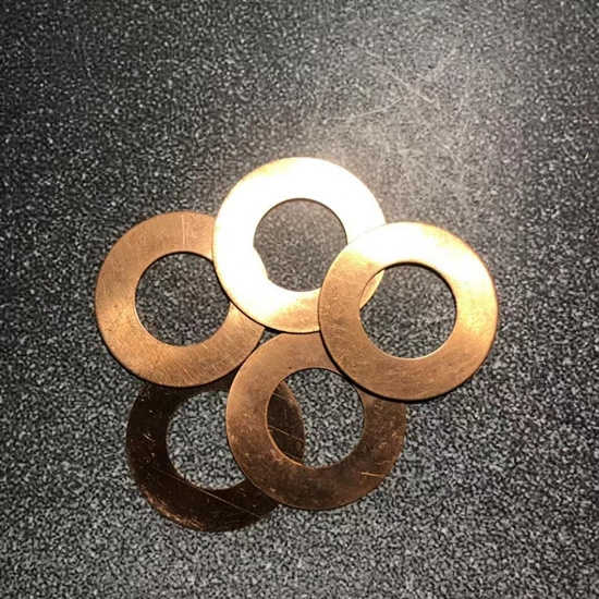 玫瑰金环 大 COPPER BUTT RING